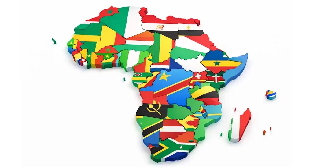 Africa (25+ areas)